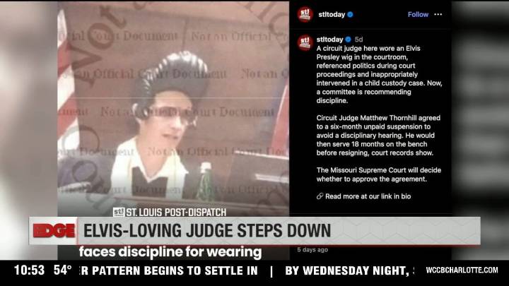 The Edge: The Elvis judge has left the building