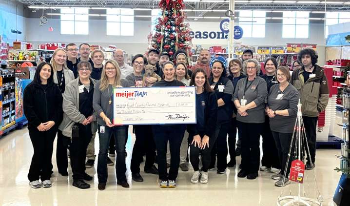 $10K donation from local Meijer store boosts programs at Kent County Animal Shelter