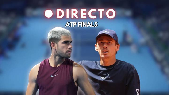 Carlos Alcaraz - Alex de Miñaur, en directo: última hora del debut del murciano en las ATP Finals