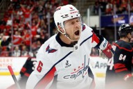Jakob Chychrun scores his 100th career goal, Ovechkin gets empty-netter as Capitals beat Hurricanes