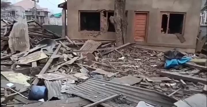 House of Dr Umar Nabi Involved in Delhi Blast Demolished in Pulwama