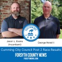 Here are the results for the Cumming City Council Post 2 election