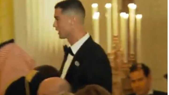 Cristiano Ronaldo cena con el presidente Donald Trump en la Casa Blanca como parte de la delegación de Arabia Saudí