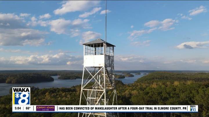 Fire lookout tower opens at Lake Martin