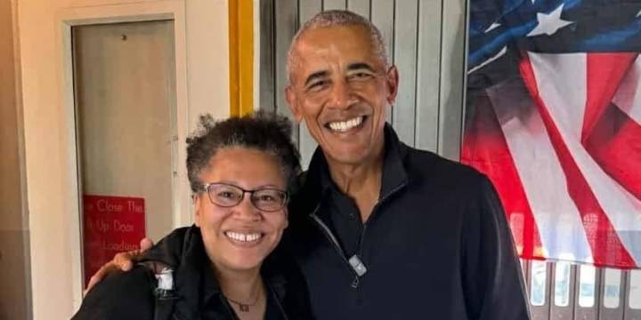 Wisconsin photographer meets Former President Obama on Badger Honor Flight
