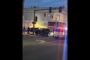 Crash in downtown Idaho Falls blocks traffic on Broadway