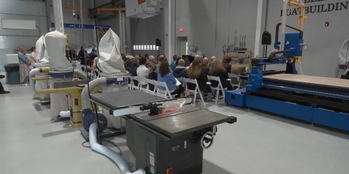 Beaufort Community College dedicates boatbuilding laboratory to Belhaven Trout Festival