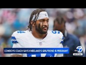 Dallas Cowboys to support Marshawn Kneeland's pregnant girlfriend, unborn child, coach says