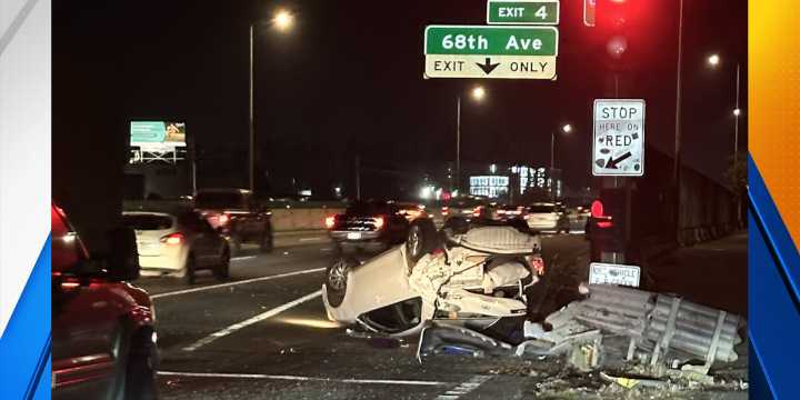 Alleged hit-and-run crash closes I-84 onramp in NE Portland Tuesday evening