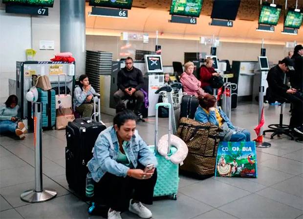 Unos 1.500 afectados en Colombia por la alerta de EE.UU. en la zona aérea de Venezuela