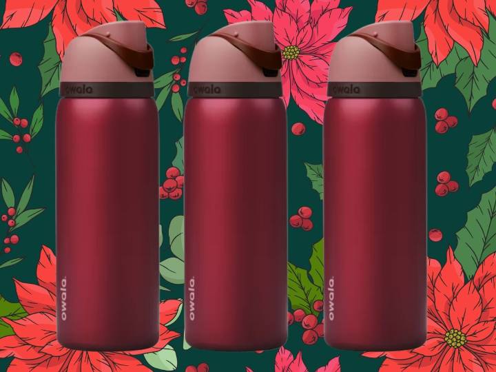 Owala drops special edition Owala ‘Poinsetta’ water bottle, but it’s selling fast