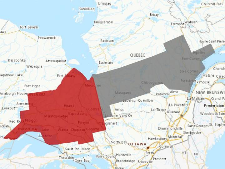 Montreal weather: Ontario's winter storm will sweep into central Quebec