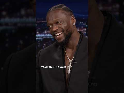 #JuliusRandle found swimming with sharks “peaceful” 😭 #FallonTonight