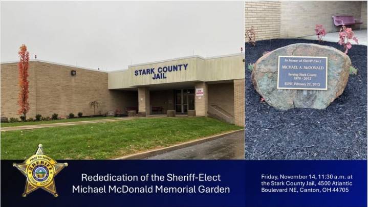 Stark County to rededicate memorial garden for late sheriff