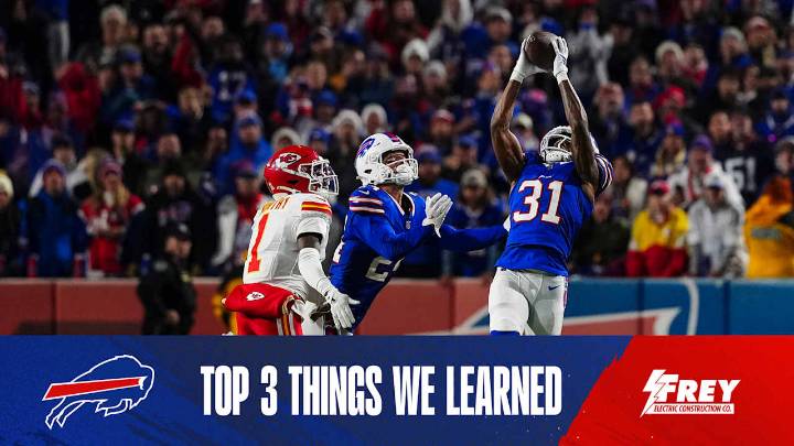 Top 3 things we learned from Bills vs. Chiefs