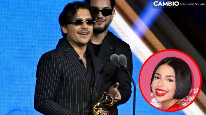 Christian Nodal aclara polémica por omisión de Ángela Aguilar en los Grammy