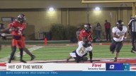 Port Arthur Memorial High School's Alex Eugene makes the week 12 Hit of the Week