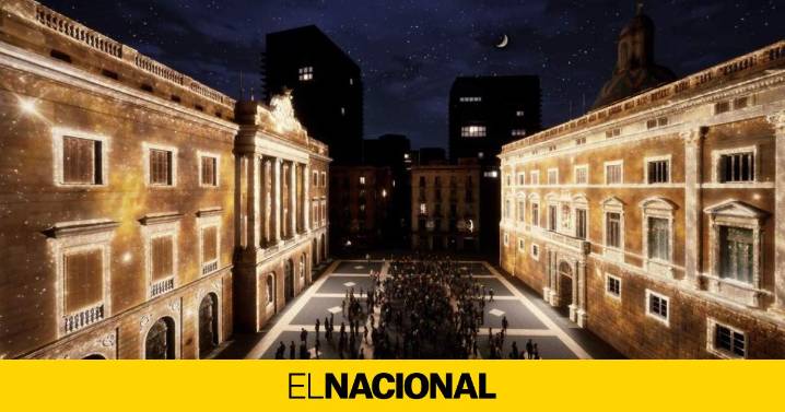 Plaza vacía y fachadas iluminadas, esta es la propuesta de Navidad 2025 para Sant Jaume
