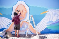 Avanzan ayuntamiento de Tlaxcala y artistas en la creación de los “Murales del Agua”