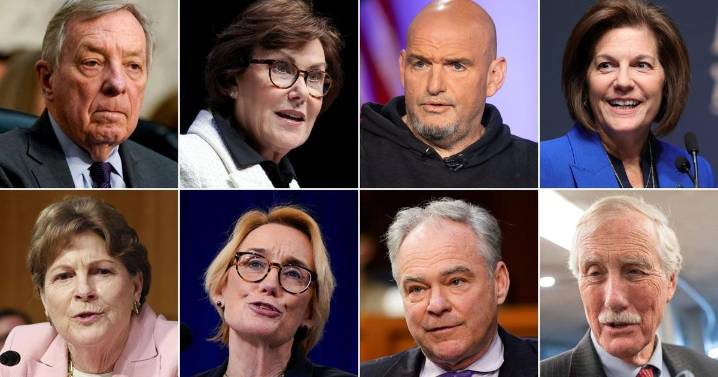 Who are the Democrats voting with Republicans on the government shutdown deal?