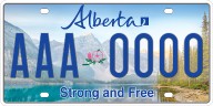 New Alberta licence plate will feature Banff’s Moraine Lake alongside ‘Strong and Free’ motto