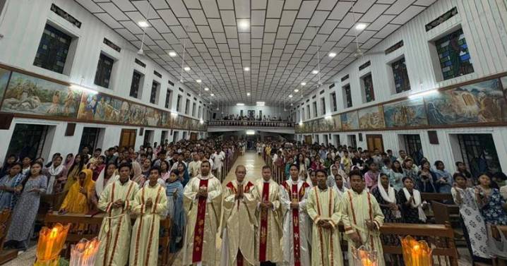 Over 550 Youth Gather at Diphu Cathedral for a Day of Prayer and Renewal