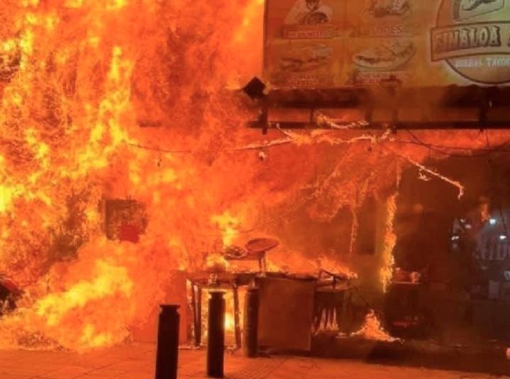 Explota taquería y deja tragedia en Mazatlán