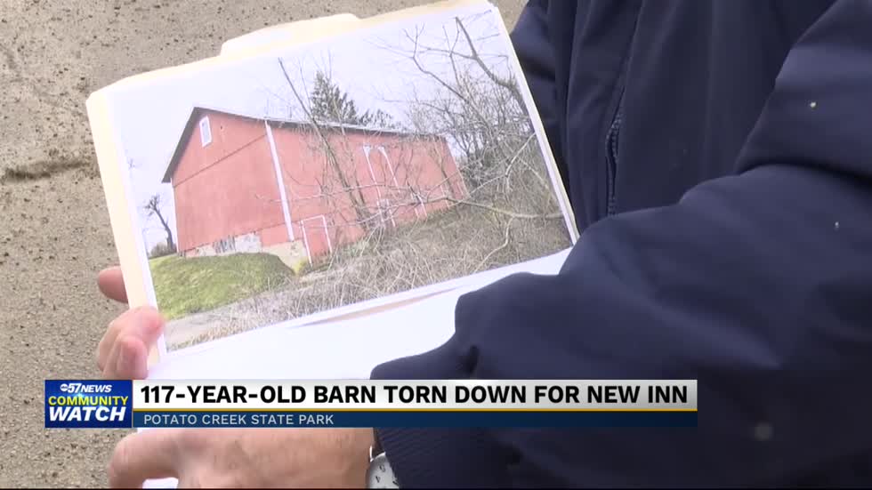 Potato Creek State Park staple, Naragon Barn, demolished Monday