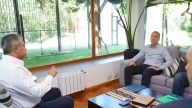 Santilli visitó al gobernador de Neuquén Rolando Figueroa