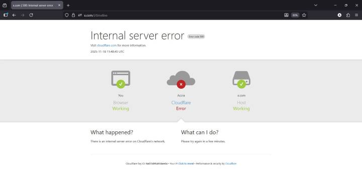 X Global Outage: Elon Musk's Micro-Blogging Website Goes Down For Several Users Due To Cloudflare Outage