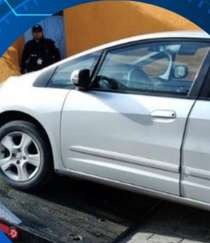 Aseguran en Atlixco vehículo con placas reportadas como robadas