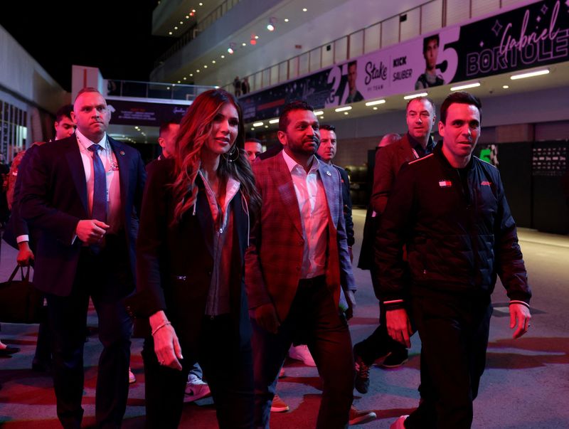 Motor racing-FBI's Patel, Homeland Security's Noem attend Las Vegas Grand Prix