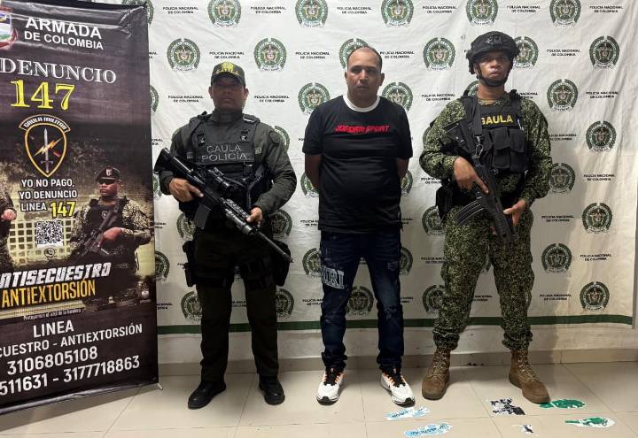 Cayó alias «Camilo», jefe financiero y dinamizador del cobro de extorsiones a comerciantes y ganaderos en Maríalabaja