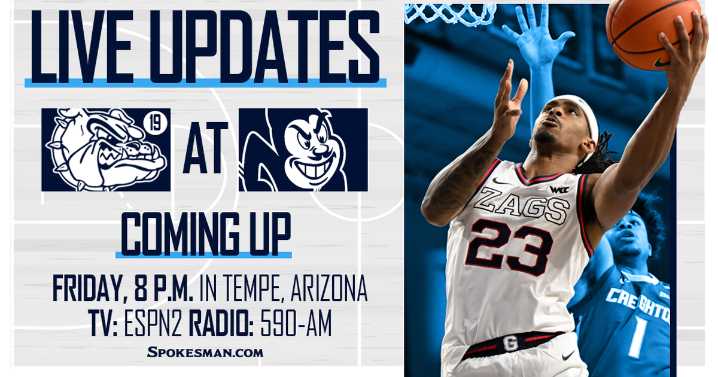 Live updates: No. 19 Gonzaga sets out for true road test at Arizona State
