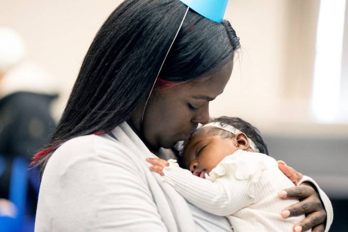 Home visits are helping new moms get health care, support, and diapers in the weeks after they give birth