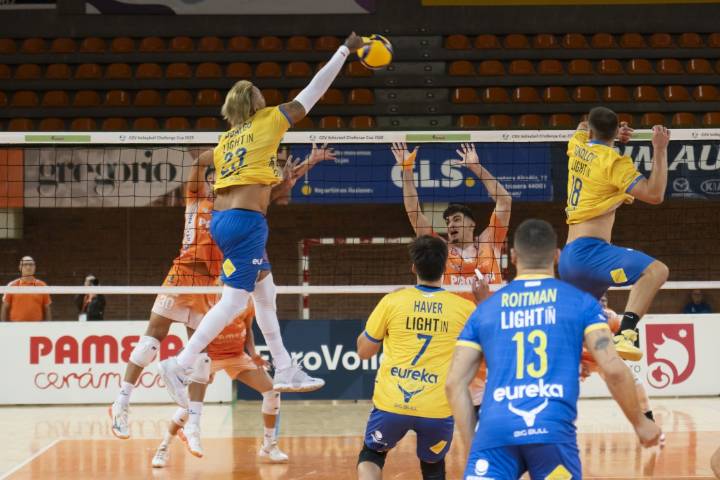 Pamesa Teruel cae ante Maccabi de Tel Aviv (1-3) en el primer partido del primer cruce de la Challenge Cup