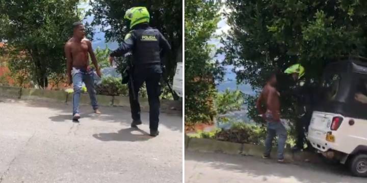 Un muerto y dos policías heridos deja una riña en un barrio de Medellín: todo se originó por una pelea de hermanos con cuchillo