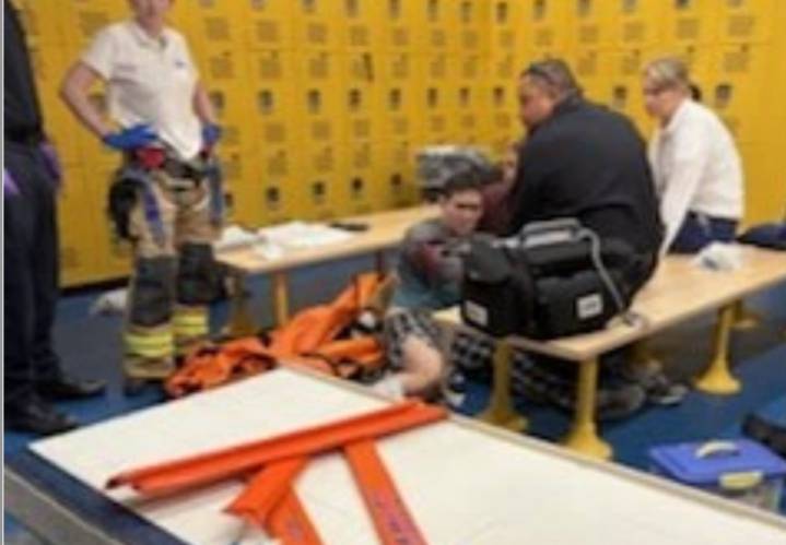 N.J. school locker room wall collapsed on varsity athlete, ending his career. Now he’s suing.