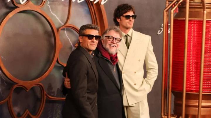 Guillermo del Toro, Jacob Elordi y Oscar Isaac presentan 'Frankeinstein' en México