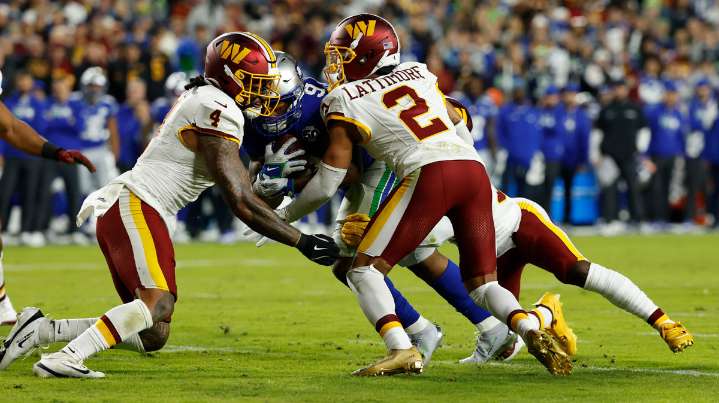 Washington Commanders lose Marshon Lattimore to injury in SNF vs. Seahawks