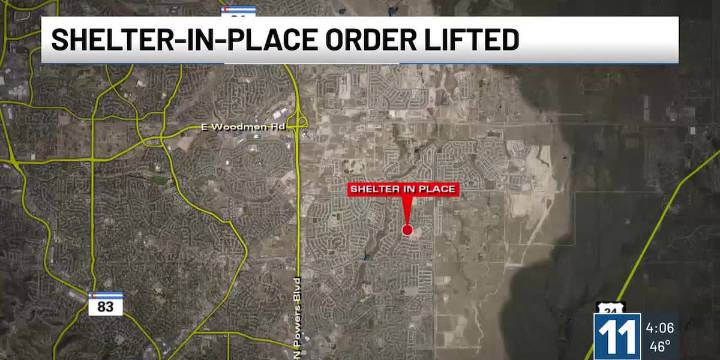 Shelter-in-place in Colorado Springs lifted Wednesday afternoon