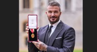 Sir David Beckham receives Knighthood at Windsor Castle ceremony