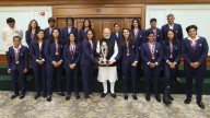 PM Modi felicitates World Cup-winning Indian women’s cricket team in New Delhi
