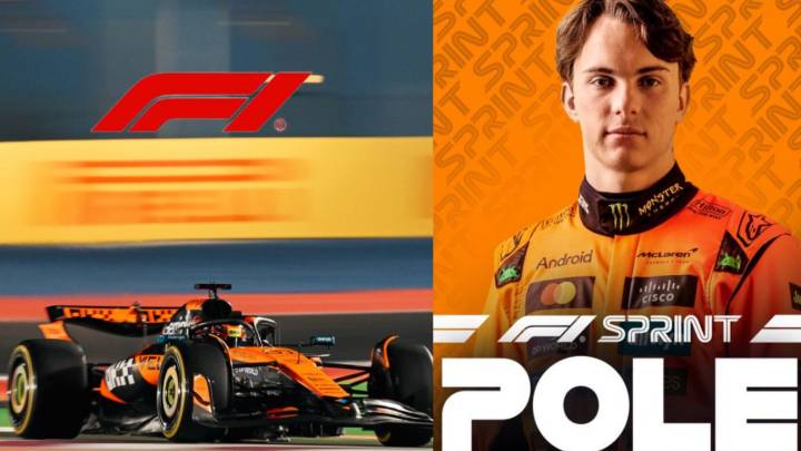 F1: Oscar Piastri "arrebata" la pole position del Sprint del GP de Qatar 2025 y presiona a Norris