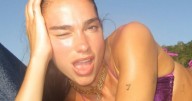 Dua Lipa Wearing String Bikini Will Hit You Like a Truck