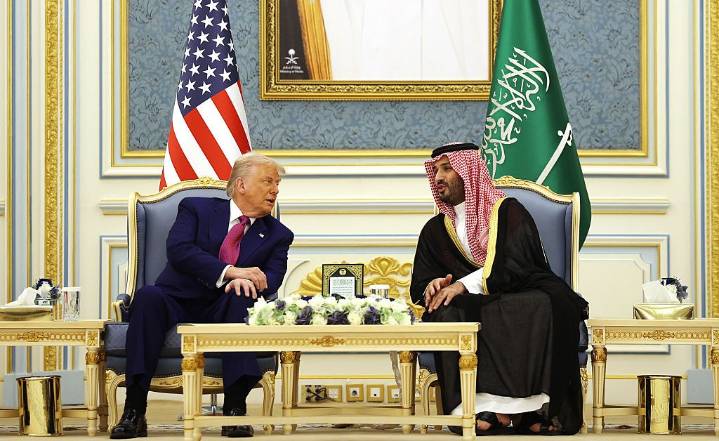 Trump and Saudi Crown Prince Meet for High