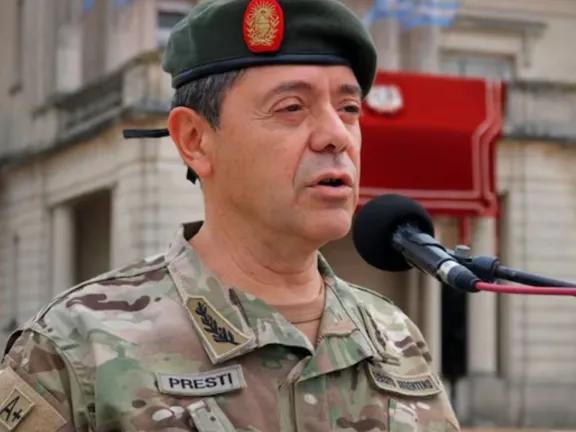 Carlos Presti confirmó que asumirá como ministro de Defensa sin dejar su jerarquía militar
