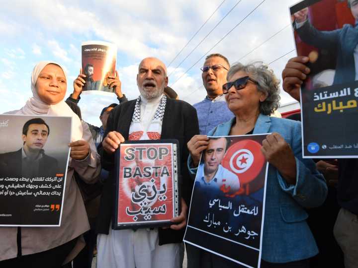 Jailed Tunisian opposition figure hospitalised amid hunger strike: Family