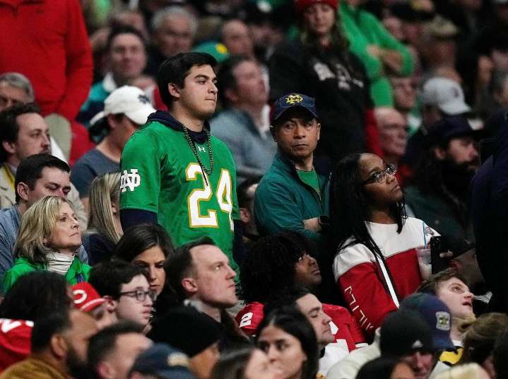 Notre Dame Reporter Faces Flight Struggles in Adverse Conditions, Gives Life Update Notre Dame reporter shares flight struggles navigating adverse weather conditions en route to Boston College game. P