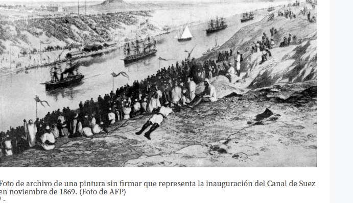 Efemérides del 17 de noviembre: se inaugura el Canal de Suez y otros hitos históricos